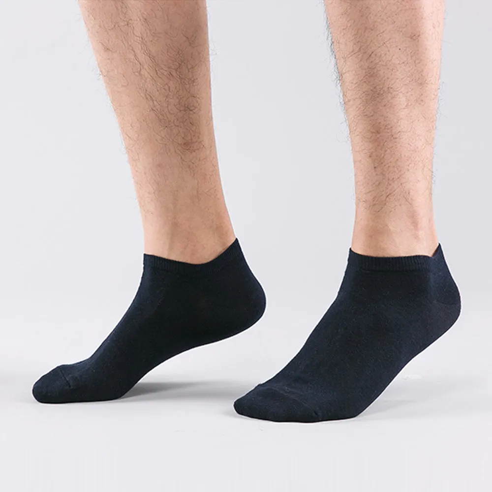 10 Pairs Summer Breathable Thin Short Socks 100% Cotton Deodorant Men'S High Quality Sports No Show