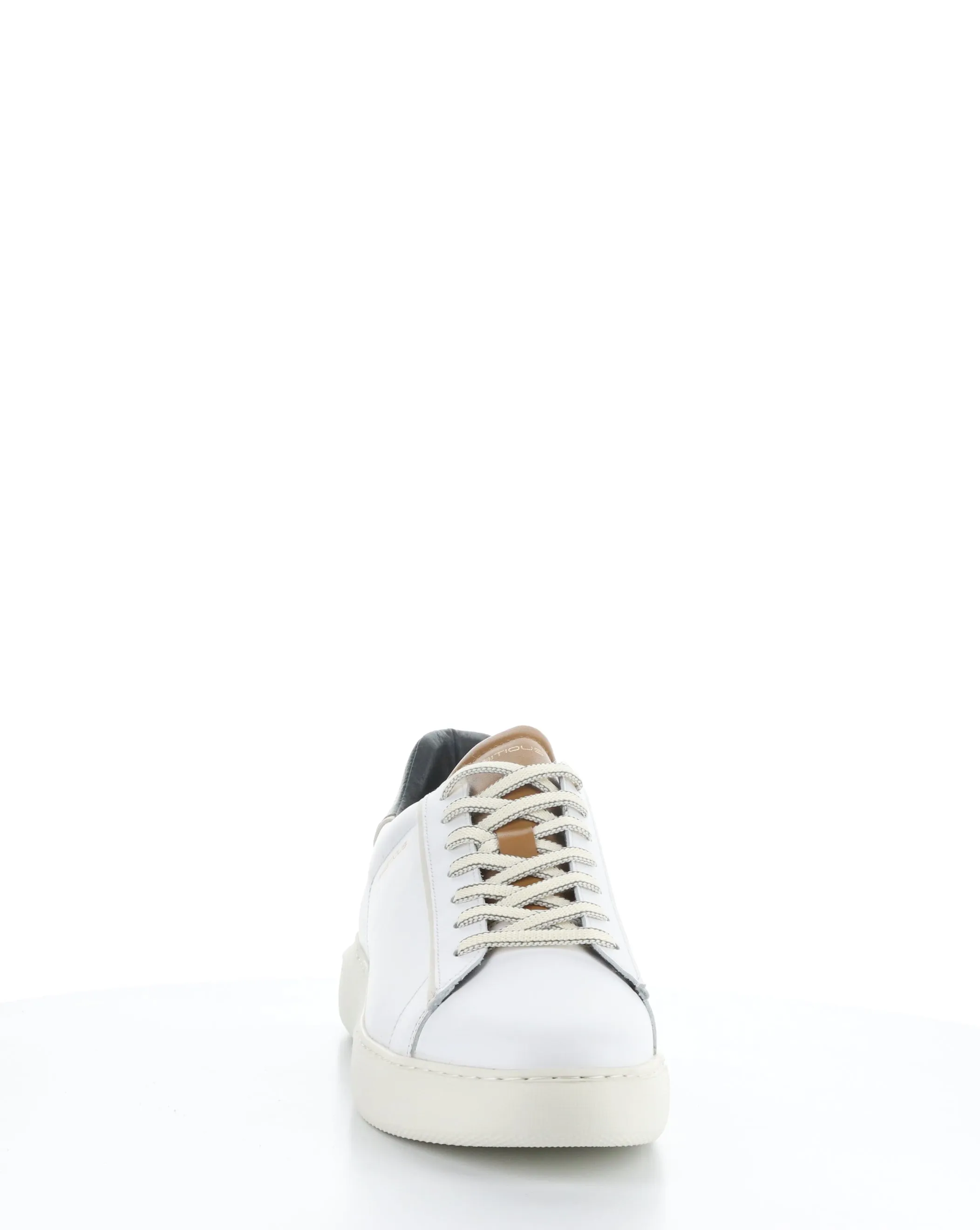 11677D WHITE/CAMEL/FOREST Lace-up Shoes