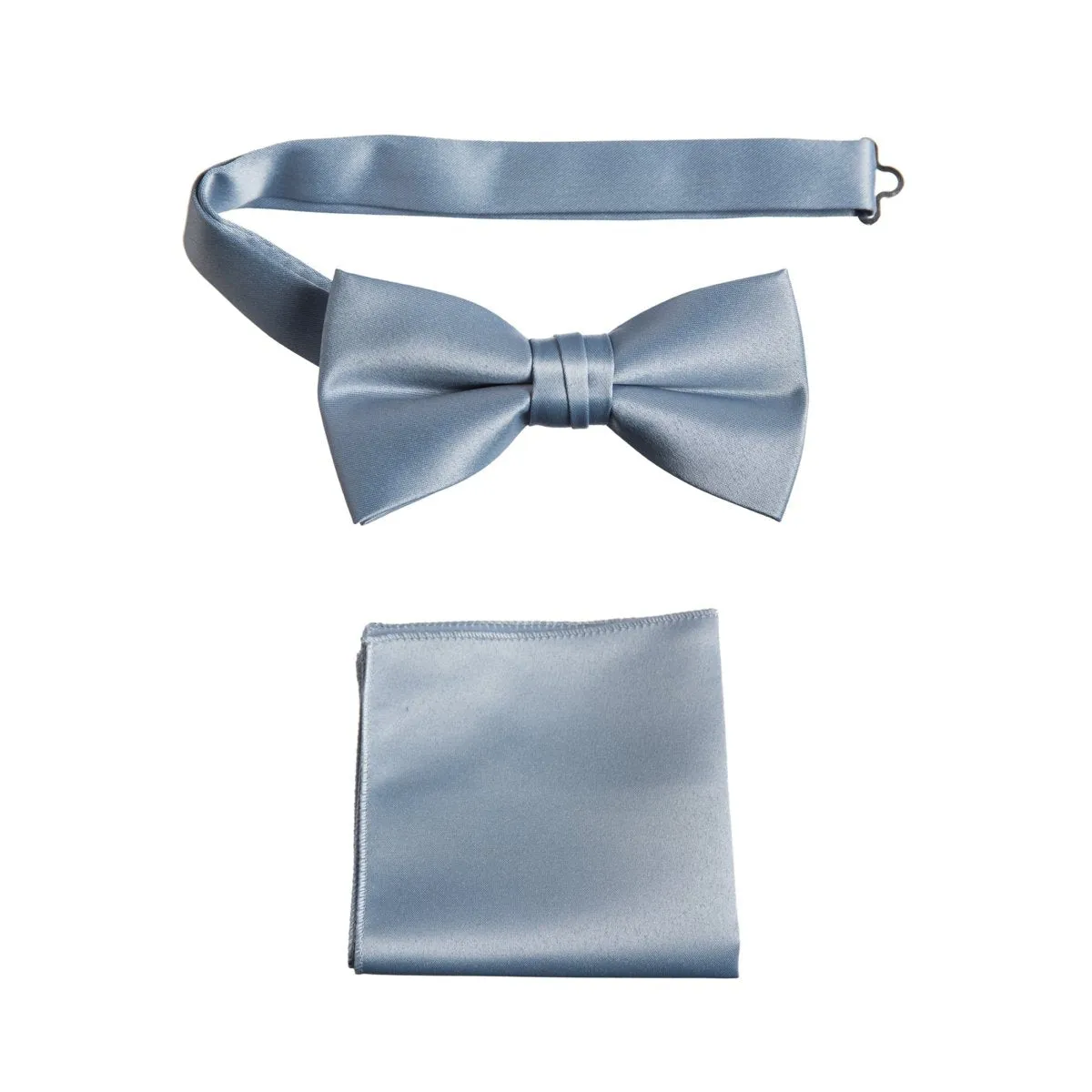 Pre-tied Bow Tie and Pocket Square Handkerchief Sets