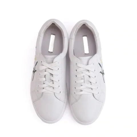 Adorable  Women's Fashion Sneakers Creative Simple Flower Design Casual Shoe