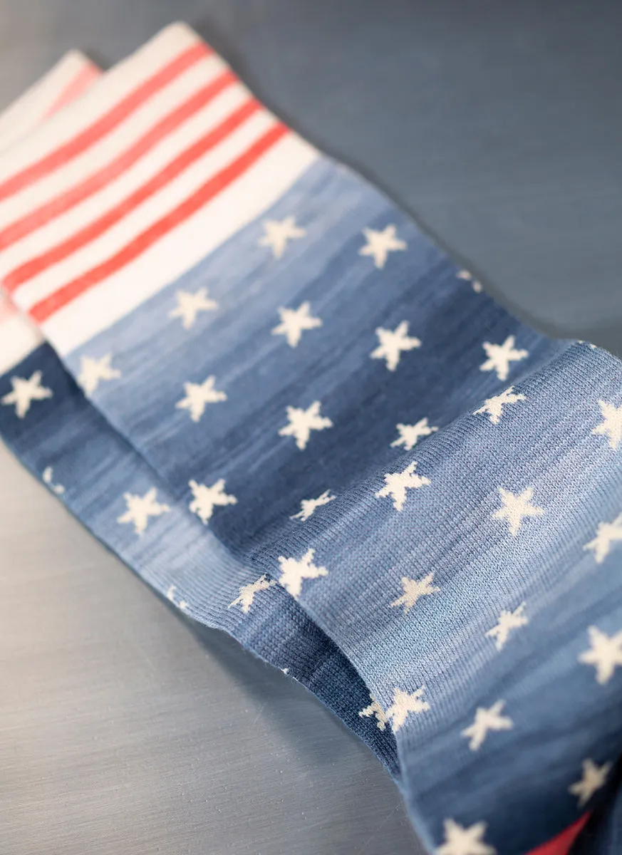 Americana Sock-Space Dye Stars