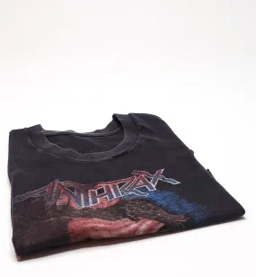 Anthrax ‎– Original Fistful Of Metal / US Attack Tour 1984 (Severely Cropped) Shirt Size Small