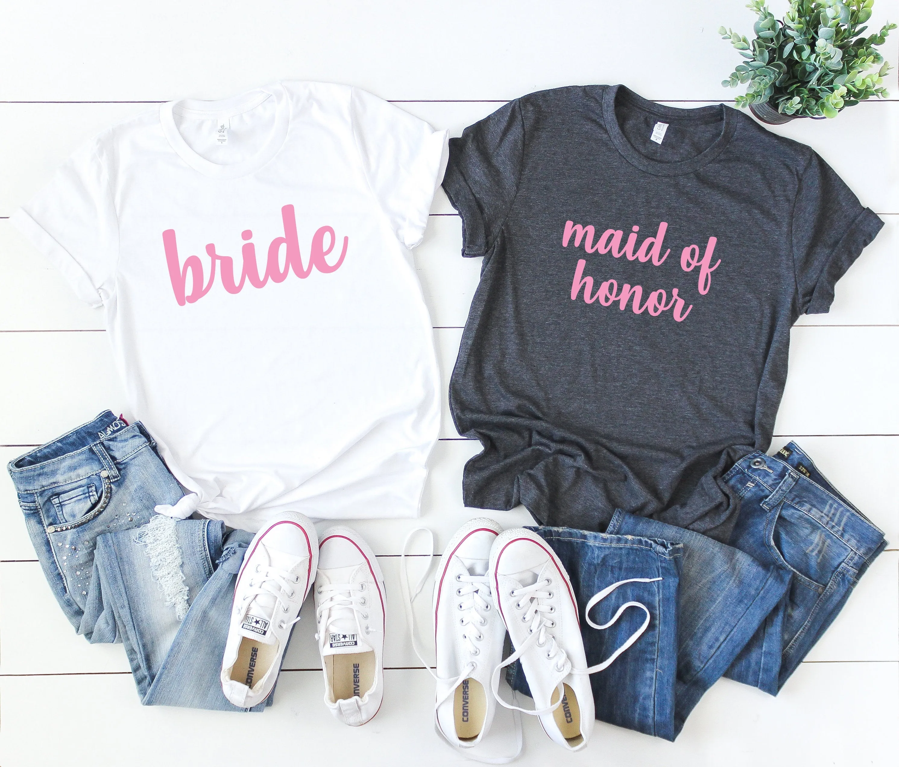 bridal party shirts - made of honor shirt -  bride shirt - bridal shirts - bridesmaid shirts - bridal party gift - bachelorette party shirts