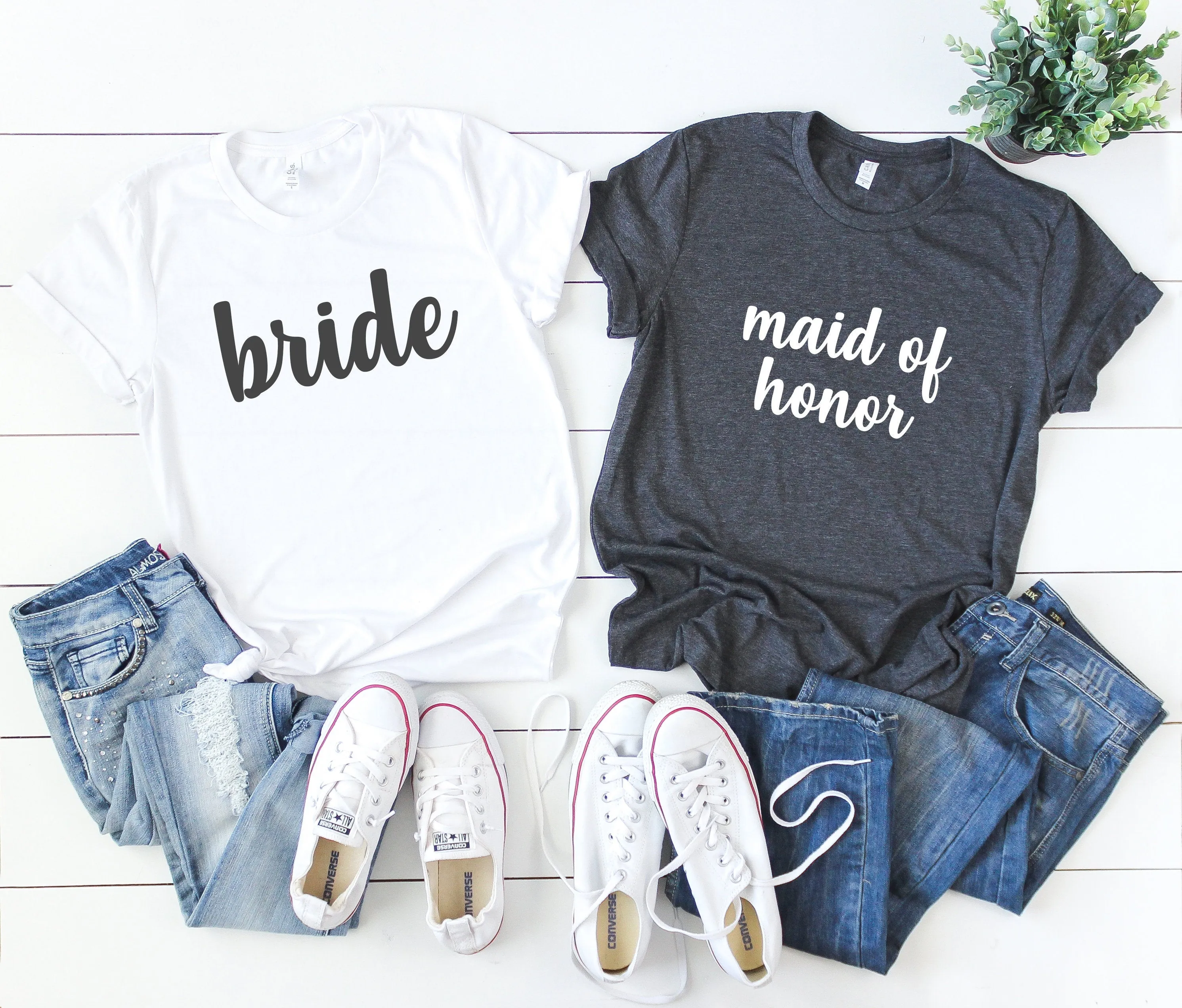 bridal party shirts - made of honor shirt -  bride shirt - bridal shirts - bridesmaid shirts - bridal party gift - bachelorette party shirts