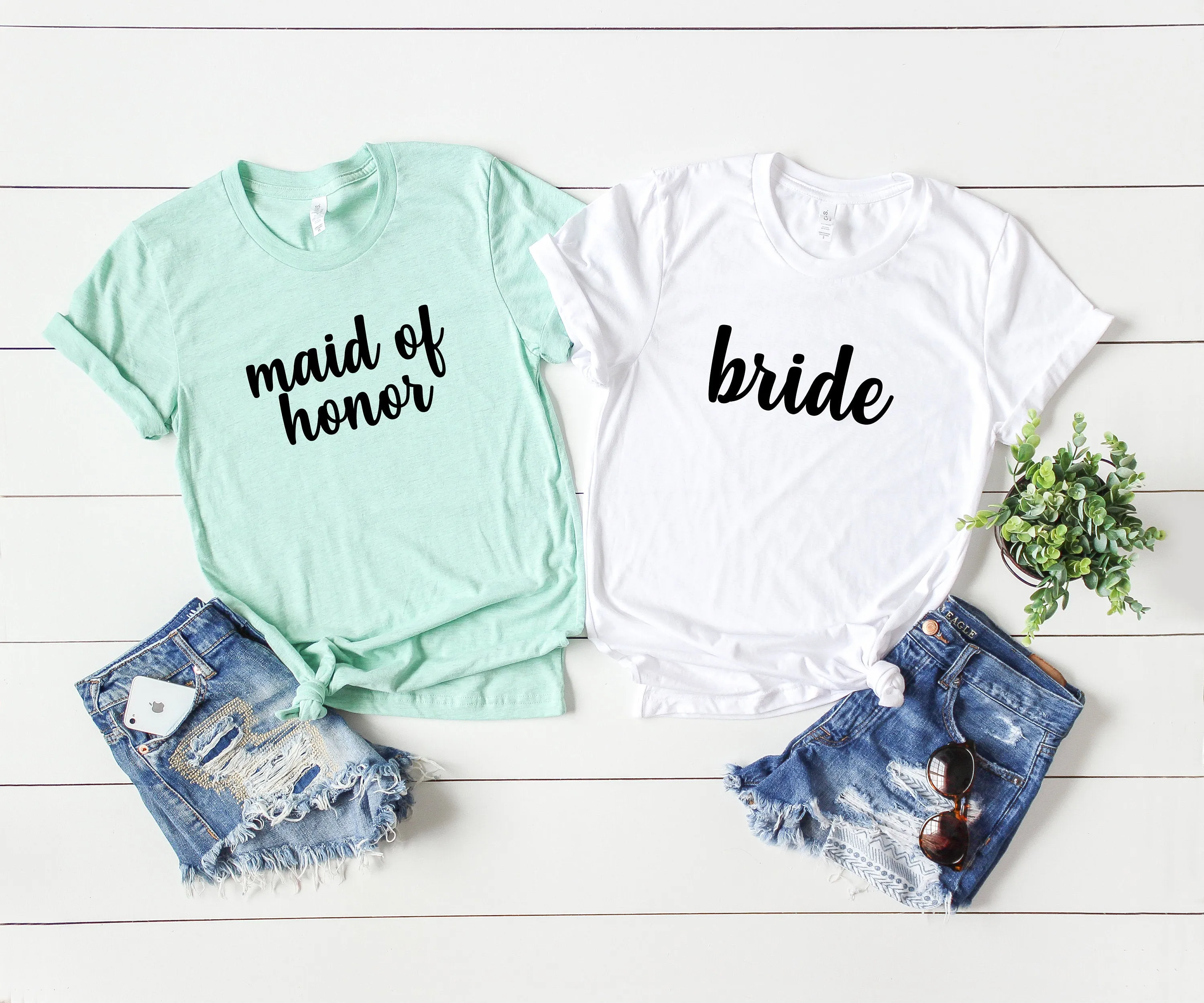 bridal party shirts - made of honor shirt -  bride shirt - bridal shirts - bridesmaid shirts - bridal party gift - bachelorette party shirts