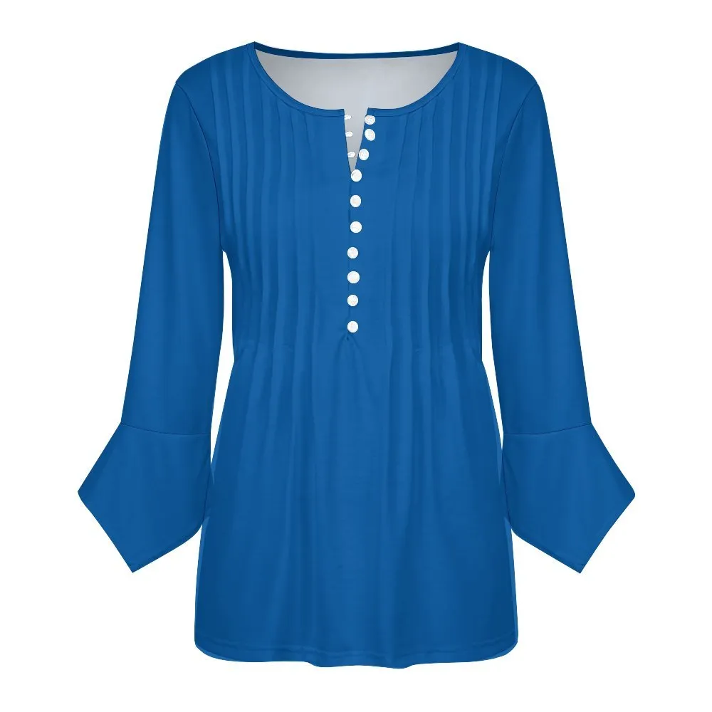 Women's Ruffled Petal Sleeve Top Women's ruffled petal sleeve top