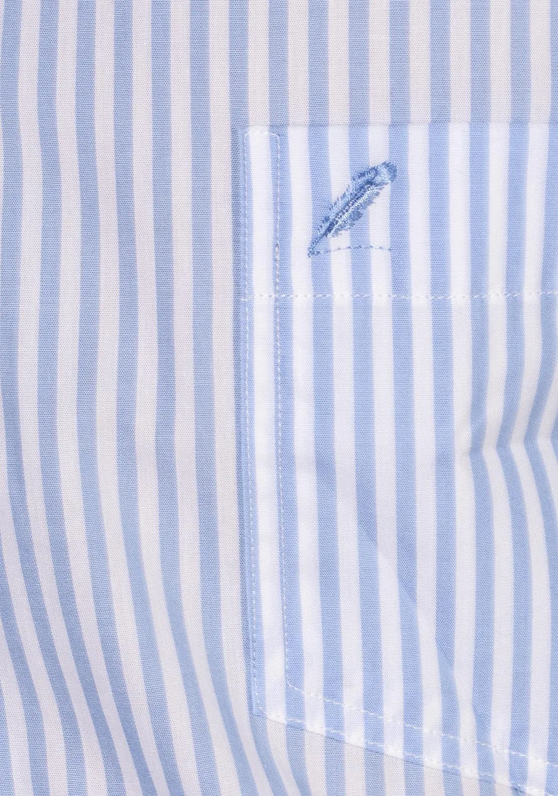 Casual Striped  Shirts - Blue