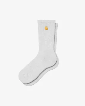 Chase Socks Ash Heather/Gold