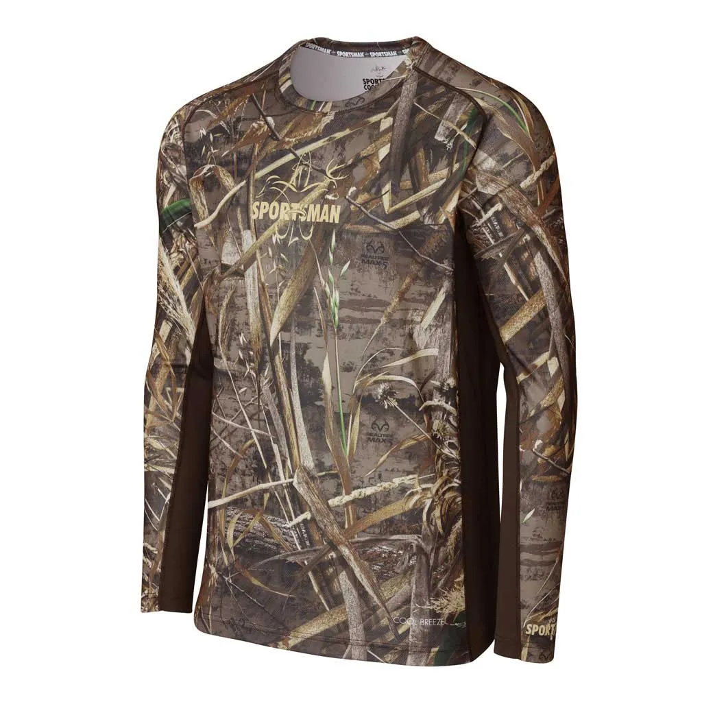 Cool Breeze Pro: Breathable Camo Long Sleeve Fishing Shirt