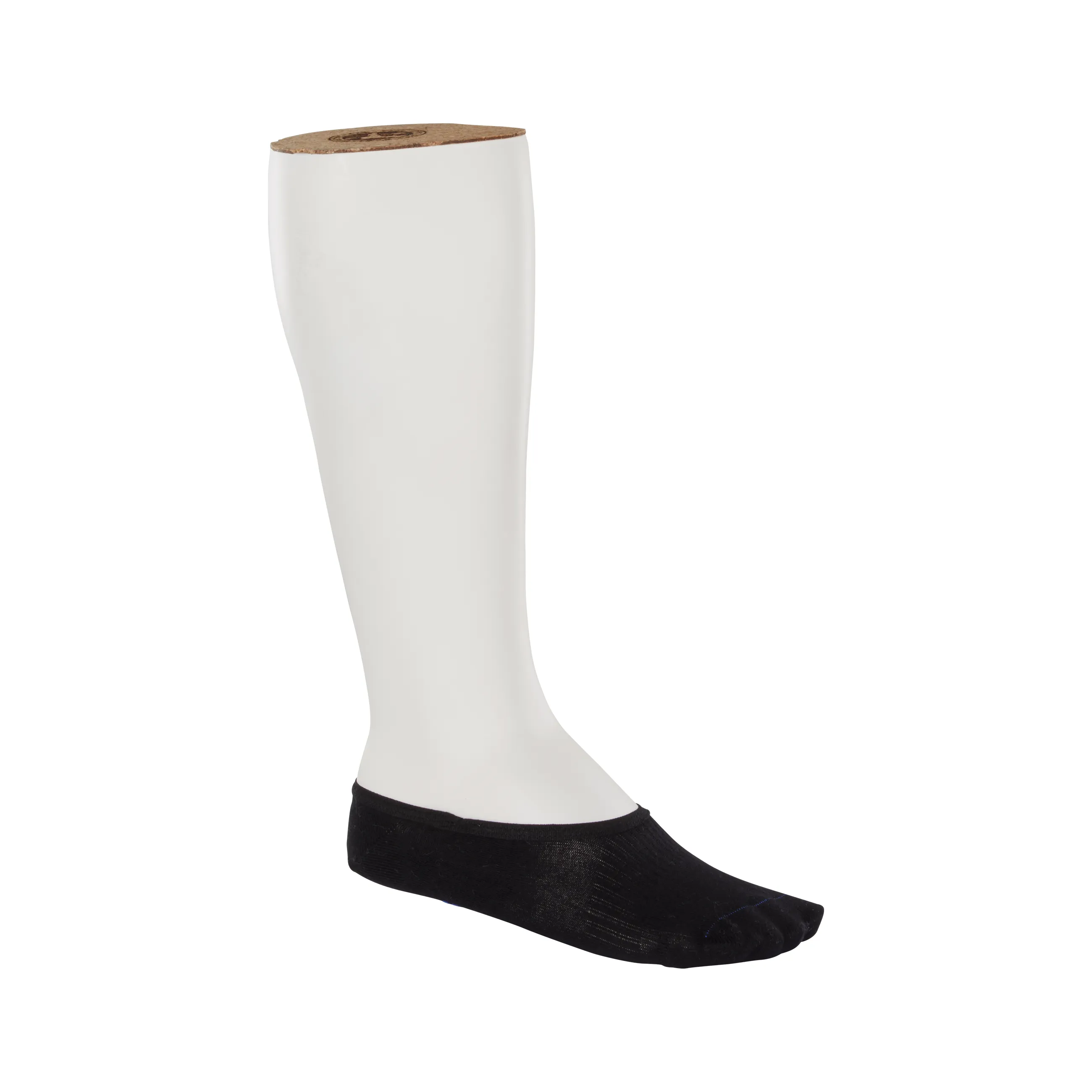 Cotton Sole Invisible Socks Men Black