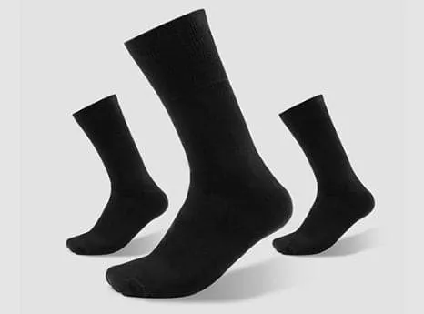 FitVille Diabetics Loose Ankle Socks Pack of 5 (Unisex)