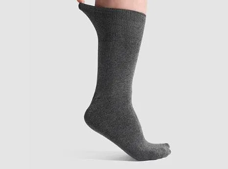 FitVille Diabetics Loose Ankle Socks Pack of 5 (Unisex)