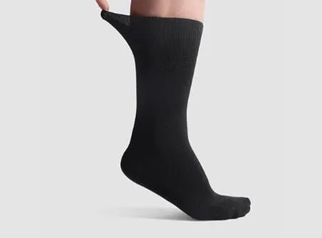 FitVille Diabetics Loose Ankle Socks Pack of 5 (Unisex)