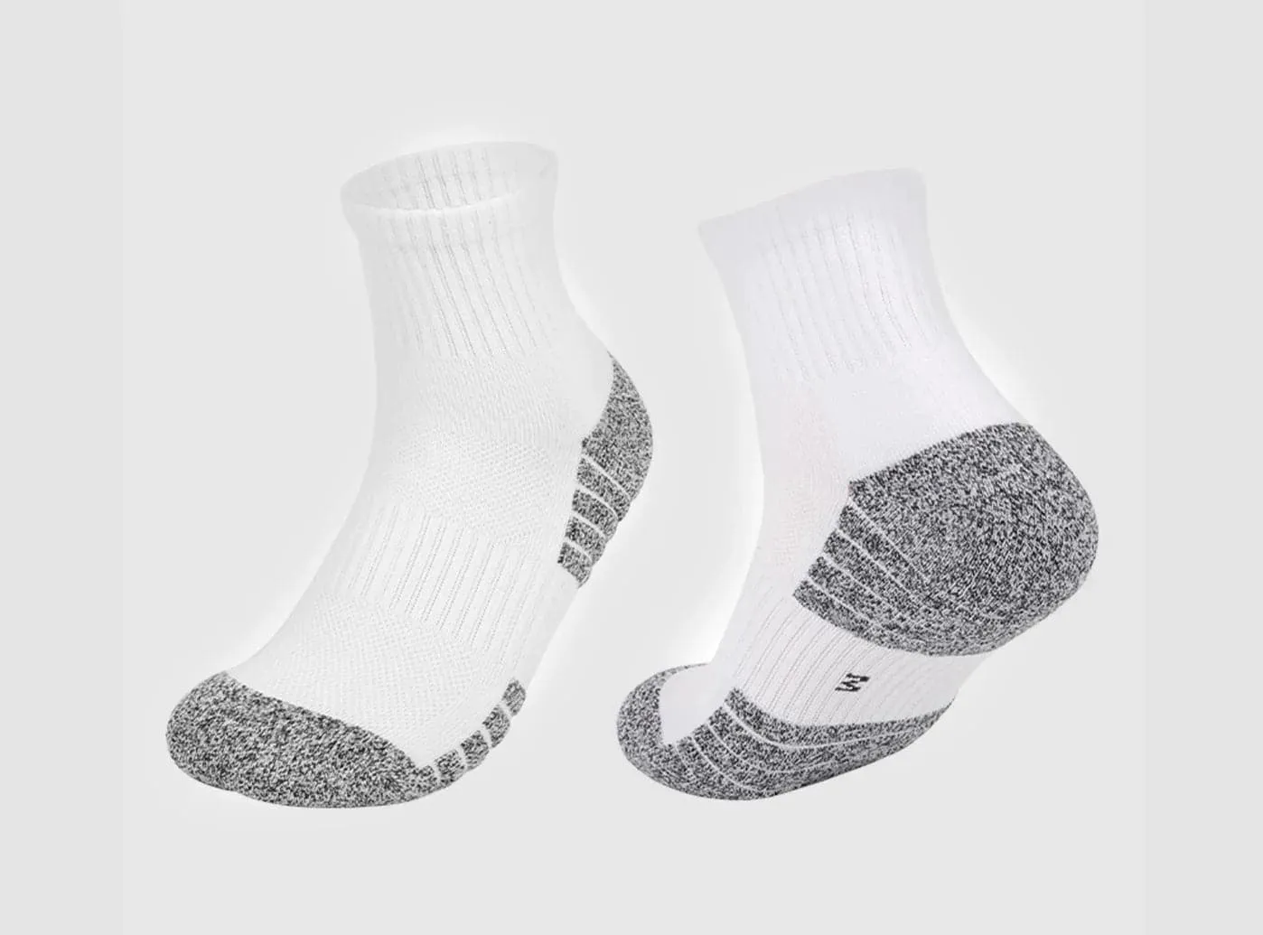 FitVille SportStep Athletic Ankle Socks 3-Pair Bundle (Unisex)