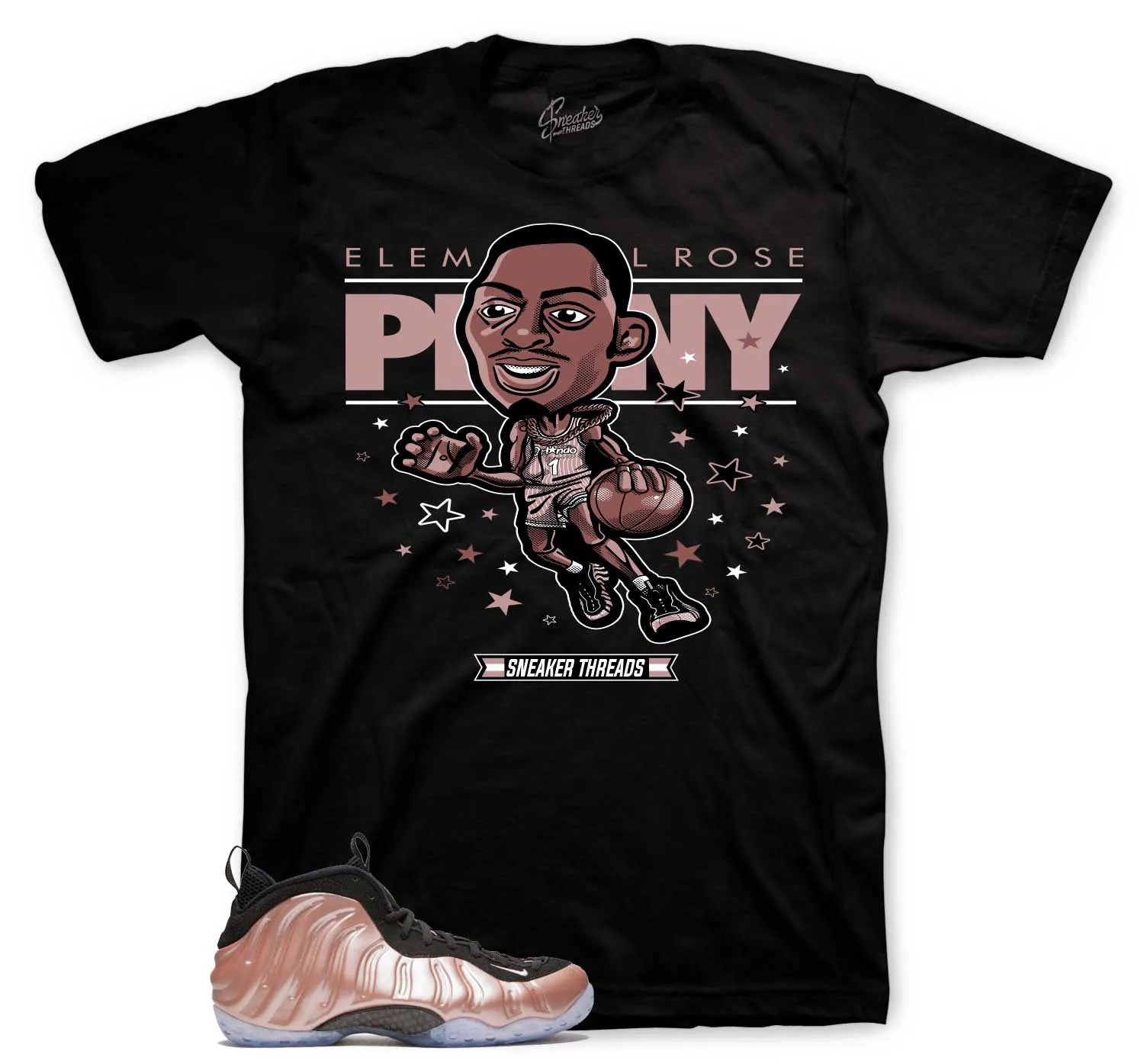 Foamposite Elemental Rose Toon Shirt