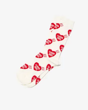 Heart Socks Red