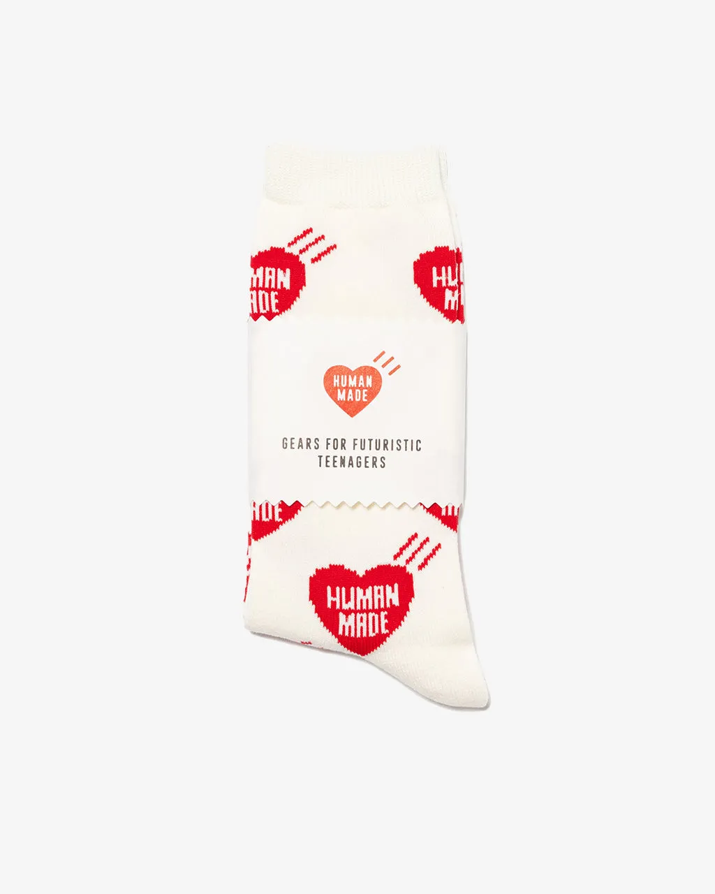 Heart Socks Red