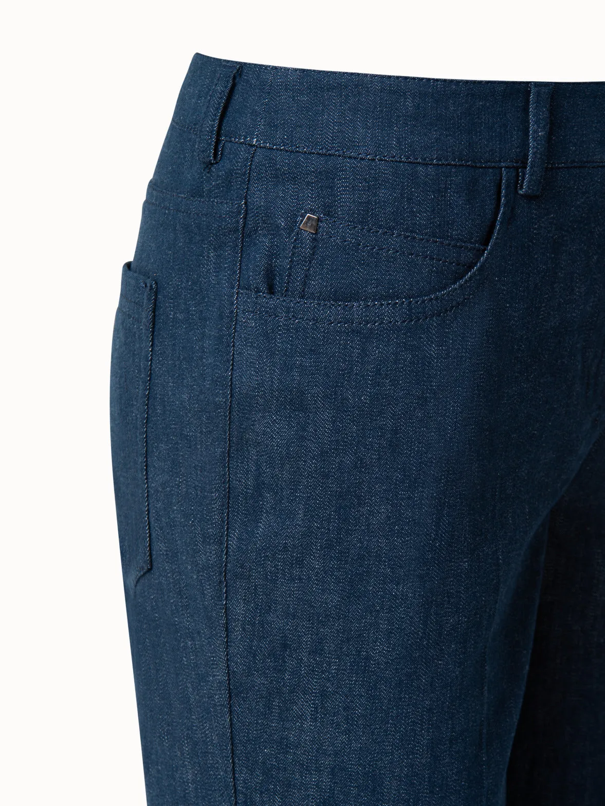 Hose aus Baumwoll-Stretch-Denim