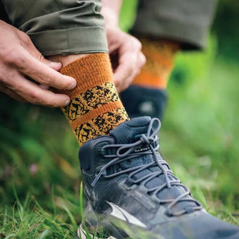 icebreaker Merino Men's Hike  Light Crew Socks - Black Ember