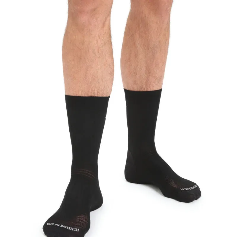 icebreaker Merino Men's Hike Liner Crew Socks - Black