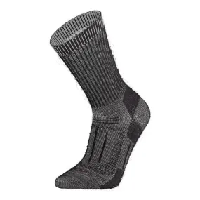 icebreaker Merino Men's Mountaineer Mid Calf Socks - Jet Heather Espresso