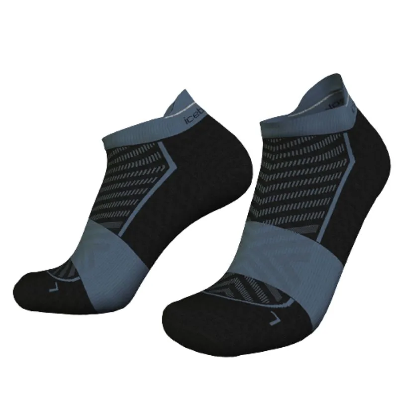 icebreaker Merino Men's Run  Ultralight Micro Socks - Black Hype