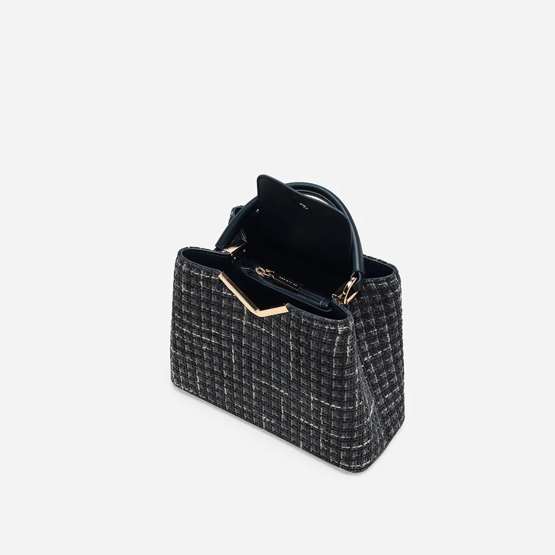 Janet Mini Tweed Handbag