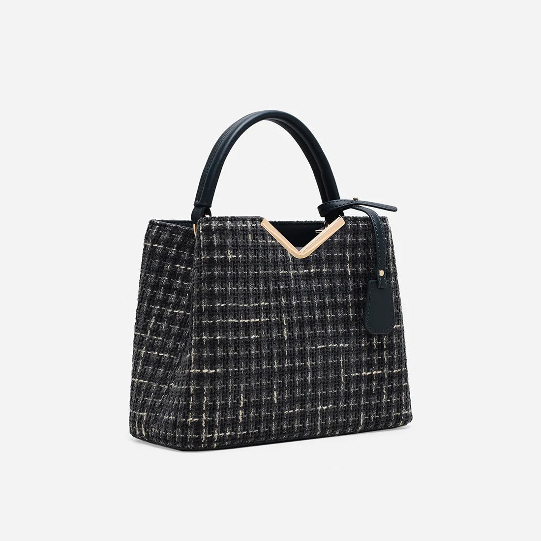 Janet Mini Tweed Handbag