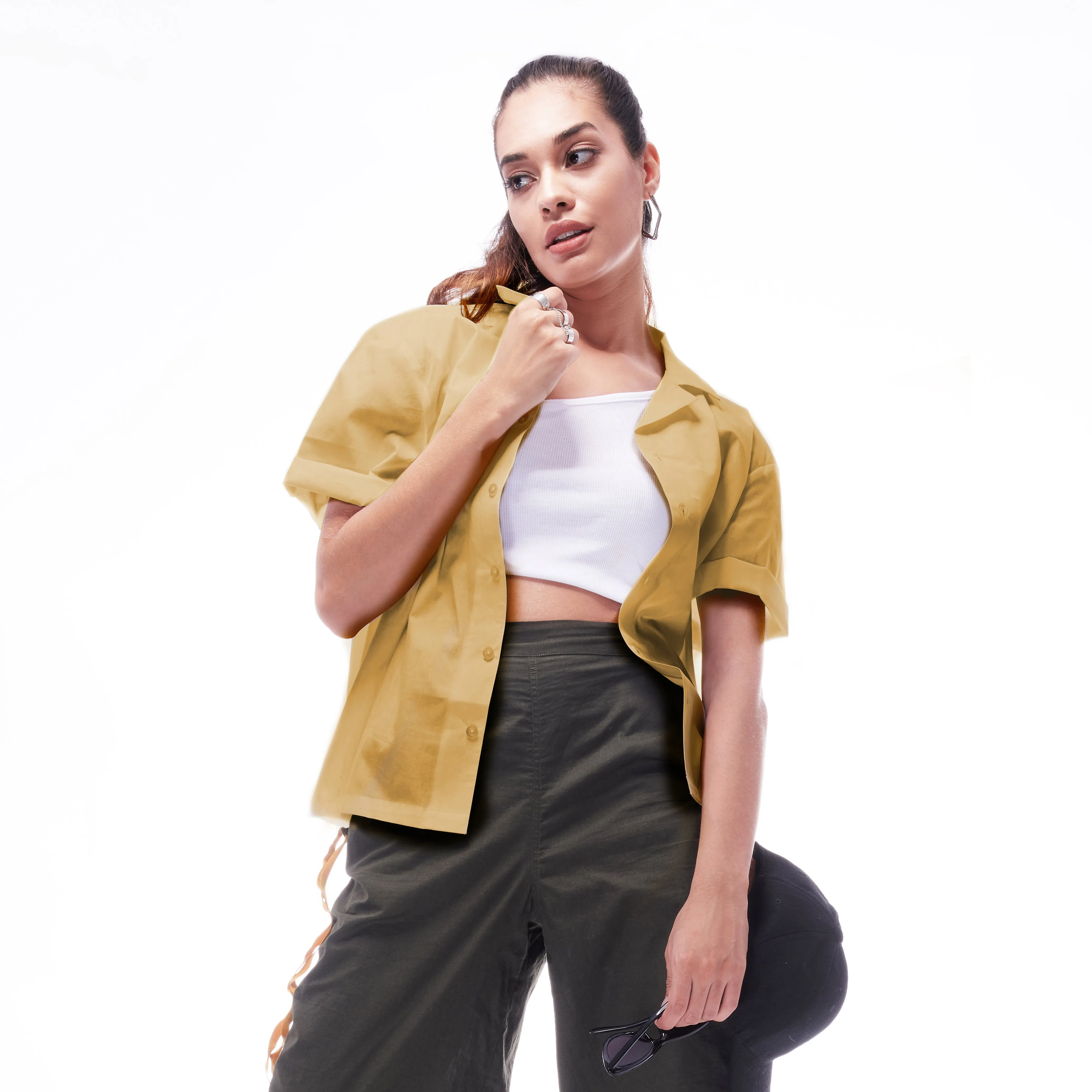 Khaki Unisex Shirts