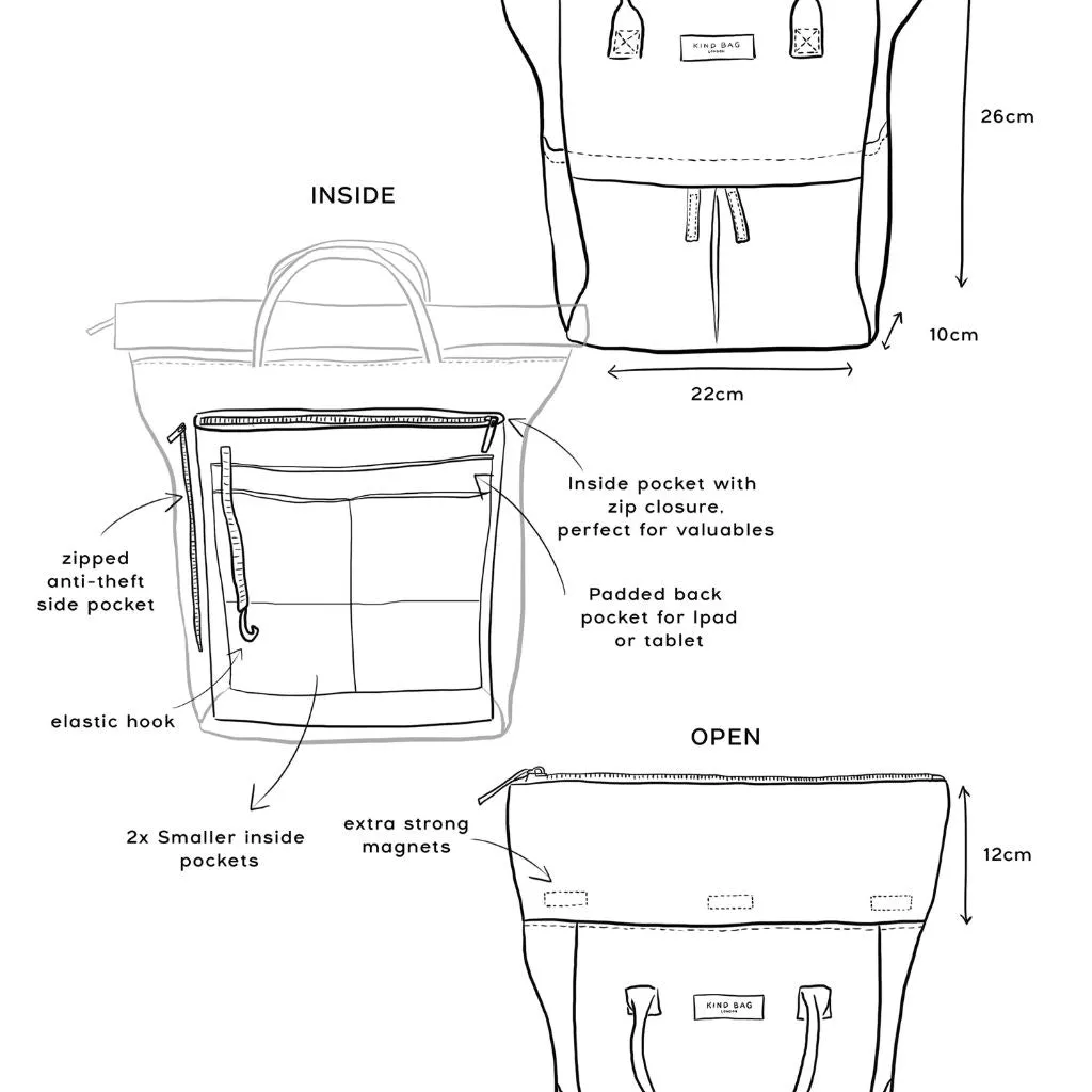 Kind Bags Hackney Mini Backpack - Lilac