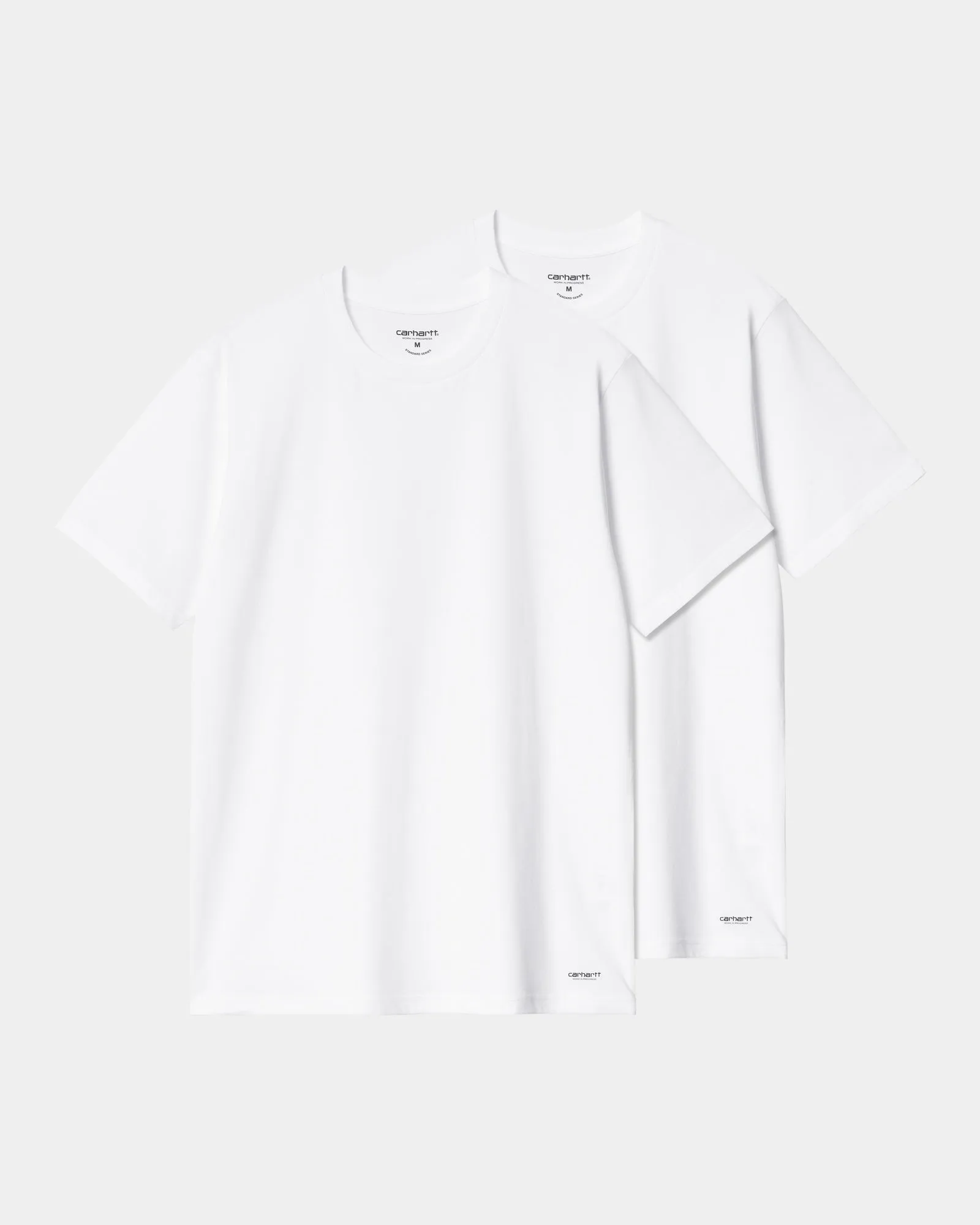 Standard Crew Neck T-Shirt (2 Pack) | White   White