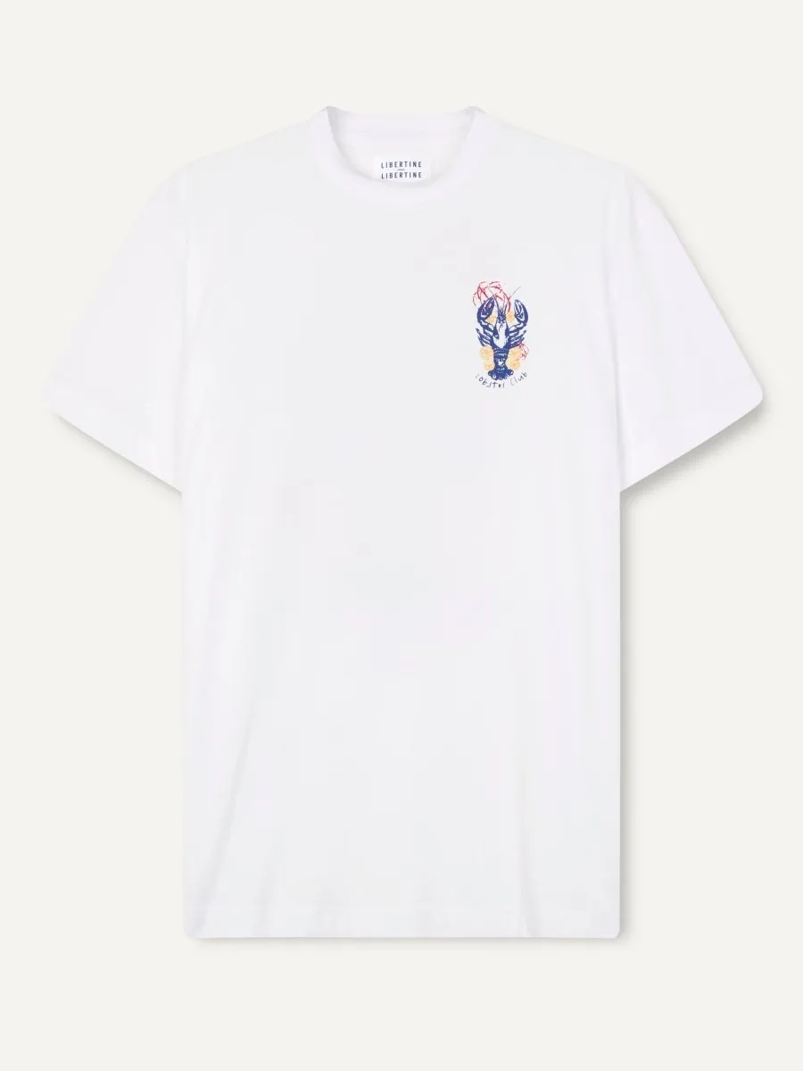 Libertine Beat Lobster Club 24 Premium Cotton T-Shirt - Classic White, 1868 Edition