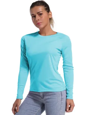 Long Sleeve Athletic Shirts blue