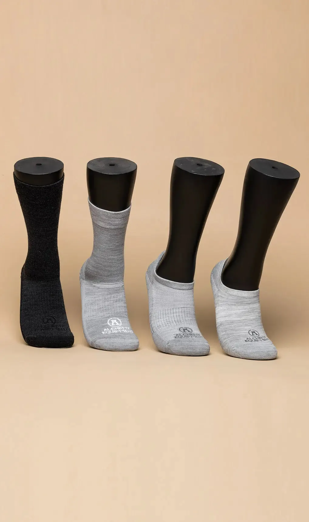 MERINO WOOL PERFORMANCE SOCKS - NO SHOW