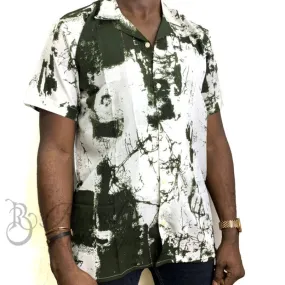 Nino Ropa Cuba abstract Shirt | Green