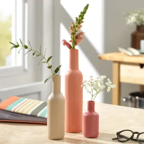 Pink Bottle Vases