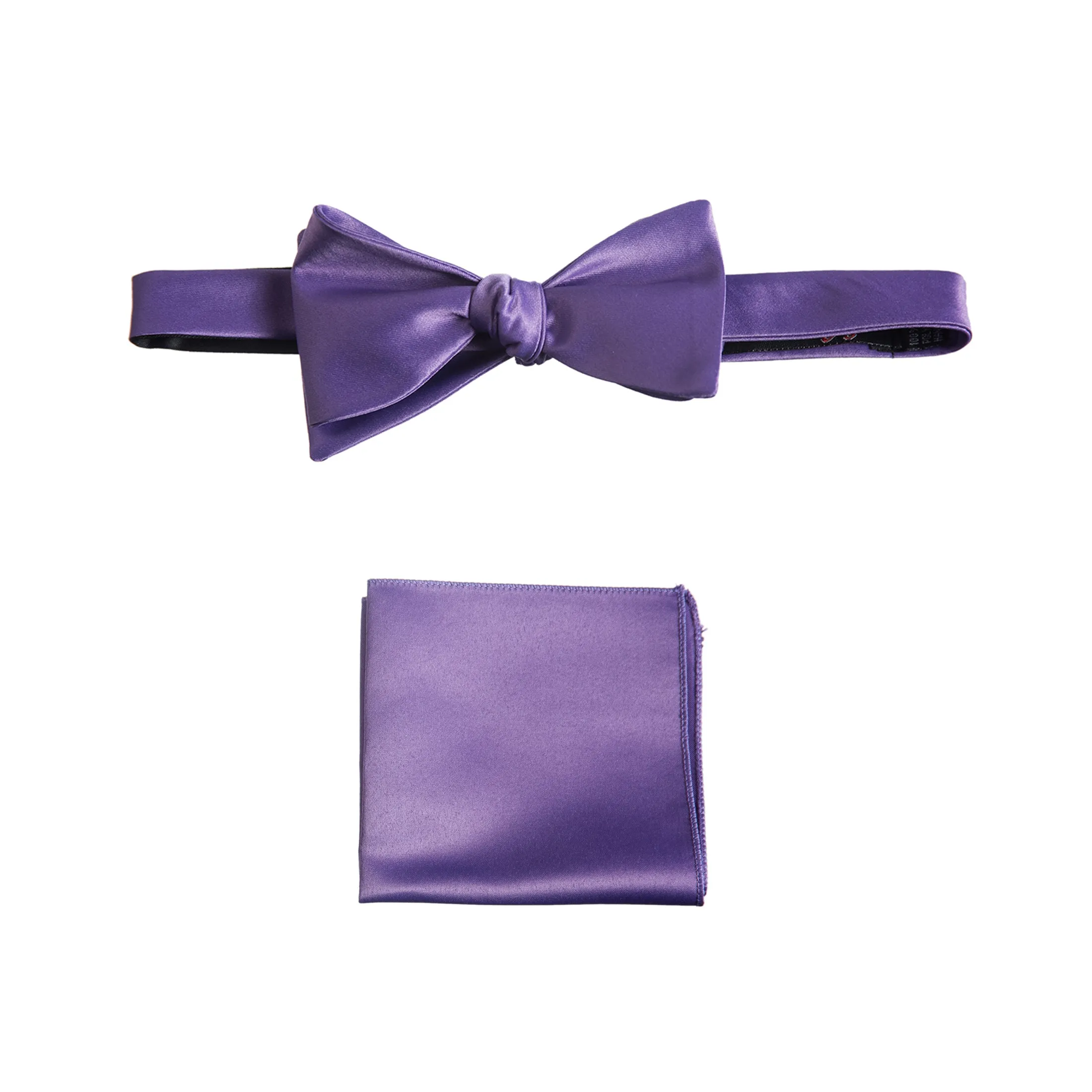 Selftie Bow Tie and Pocket Square Handkerchief Set