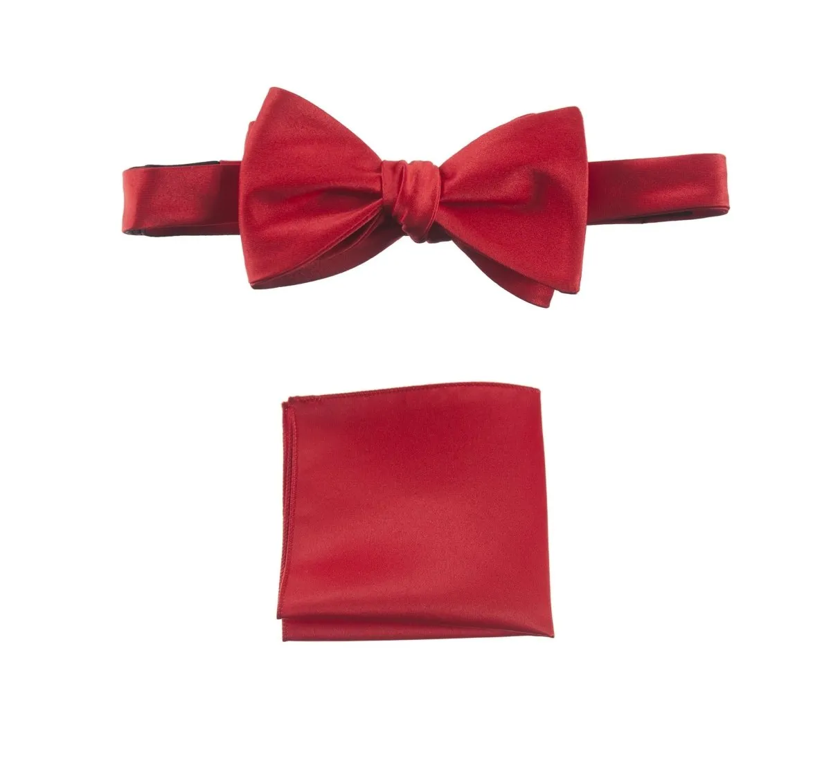 Selftie Bow Tie and Pocket Square Handkerchief Set