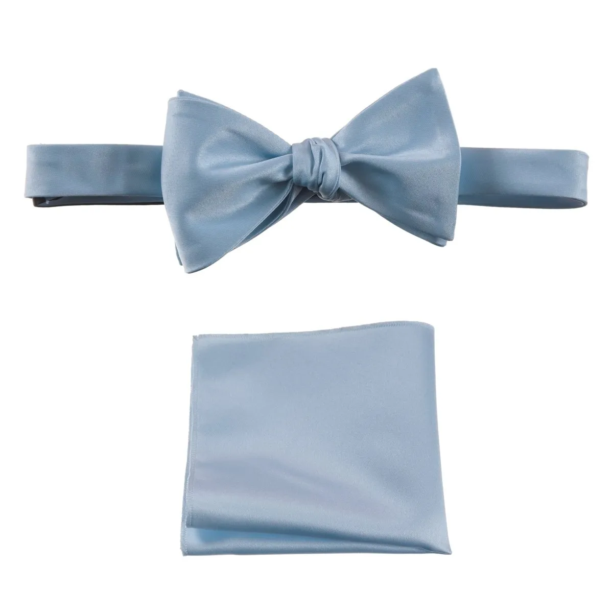 Selftie Bow Tie and Pocket Square Handkerchief Set