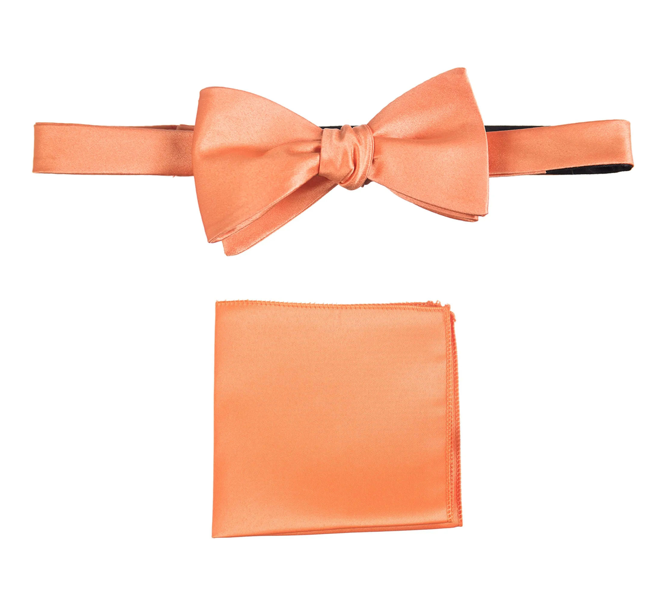 Selftie Bow Tie and Pocket Square Handkerchief Set