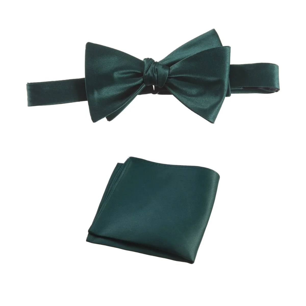 Selftie Bow Tie and Pocket Square Handkerchief Set