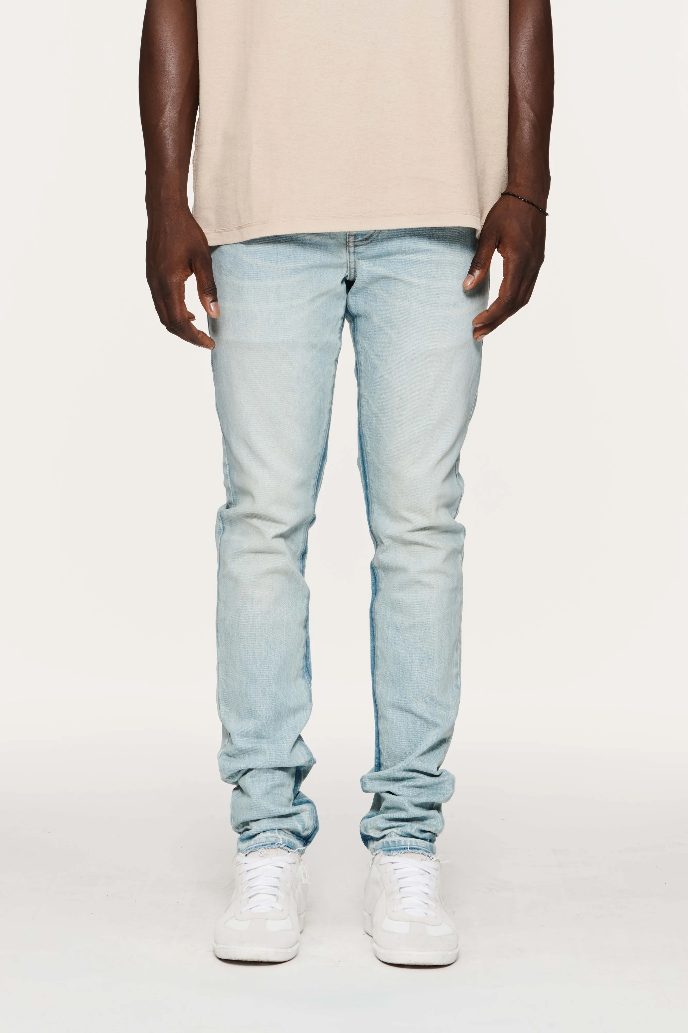 Purple Brand Shadow Inseam Jeans- Light Indigo