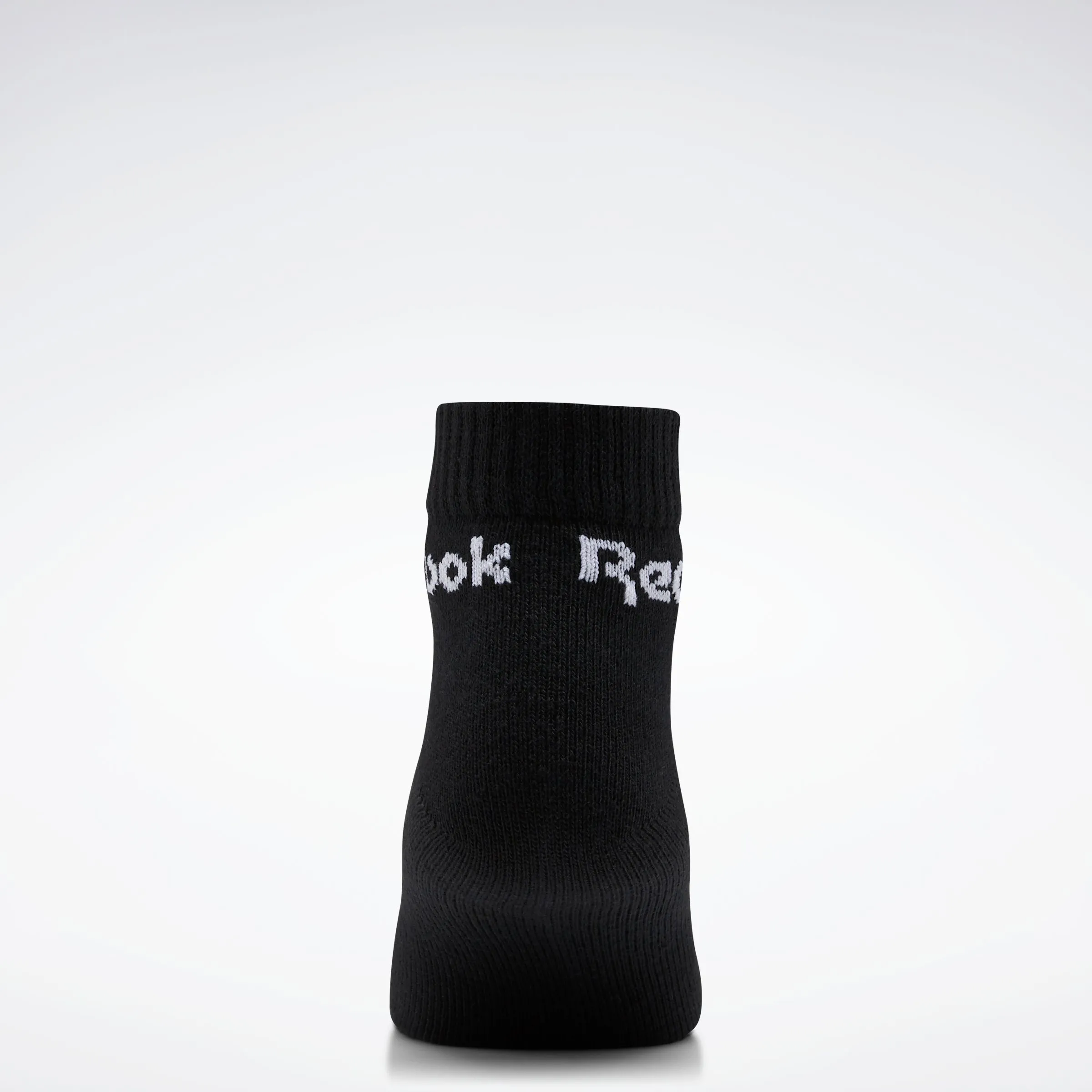 Reebok Apparel Men Active Core Ankle Socks 3 Pairs Black