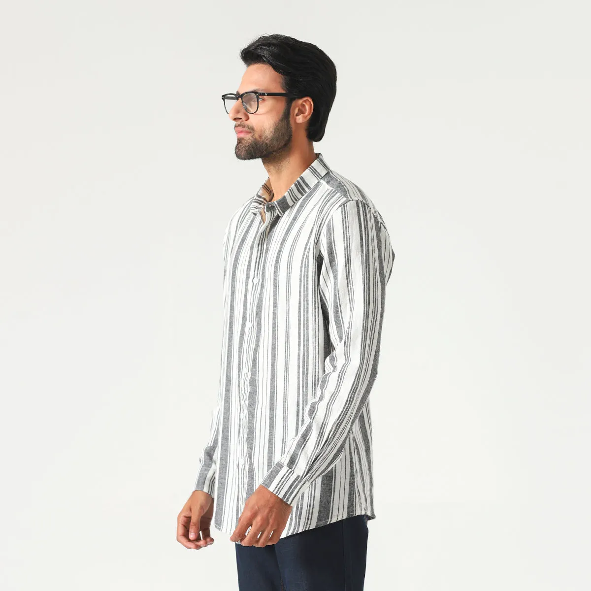 Button Down Striper-HWMF322004