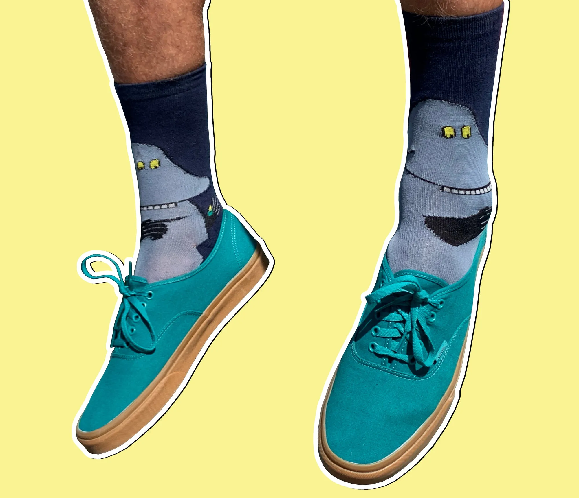 The Groke`s Evening Walk Men Socks - Navy