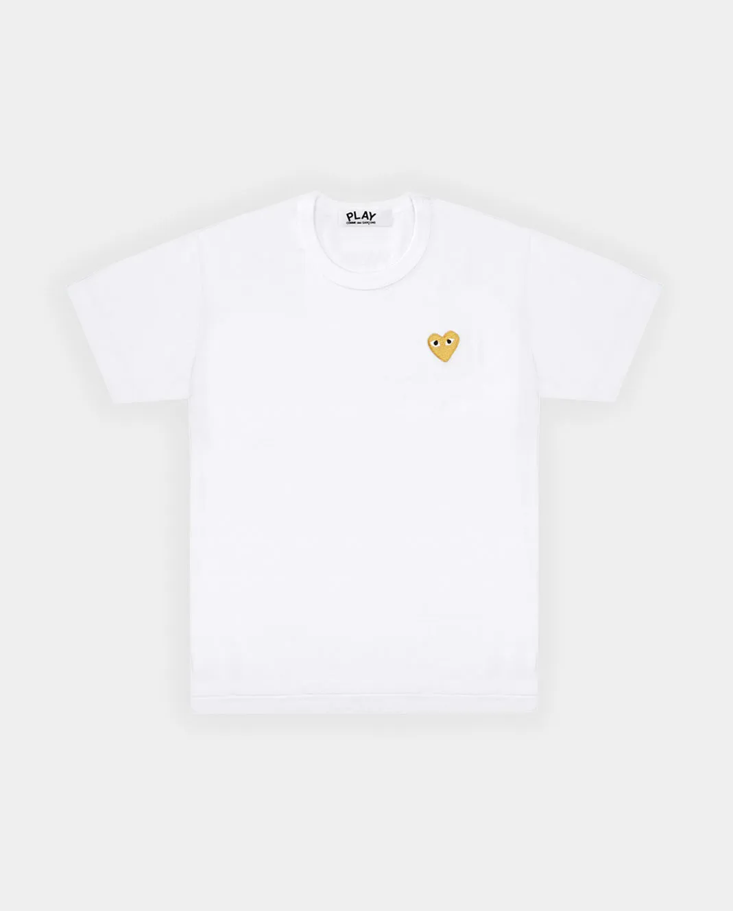 T216 GOLD HEART T-SHIRT / WHITE