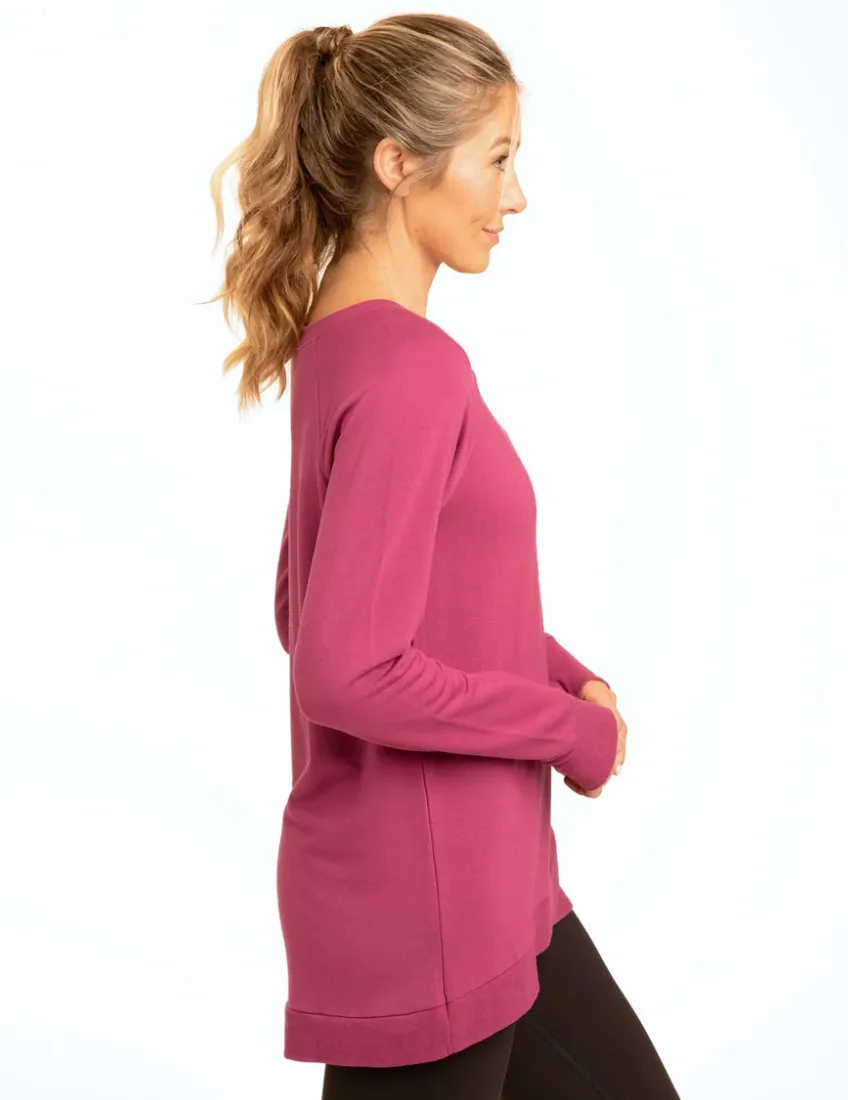 Threads 4 Thought tunic, Leanna feather fleece tulip hem (2 colors)