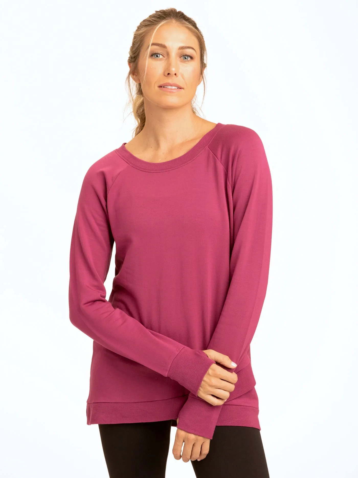 Threads 4 Thought tunic, Leanna feather fleece tulip hem (2 colors)