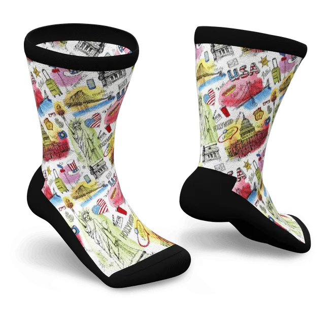 Travel USA Non-Binding Diabetic Socks