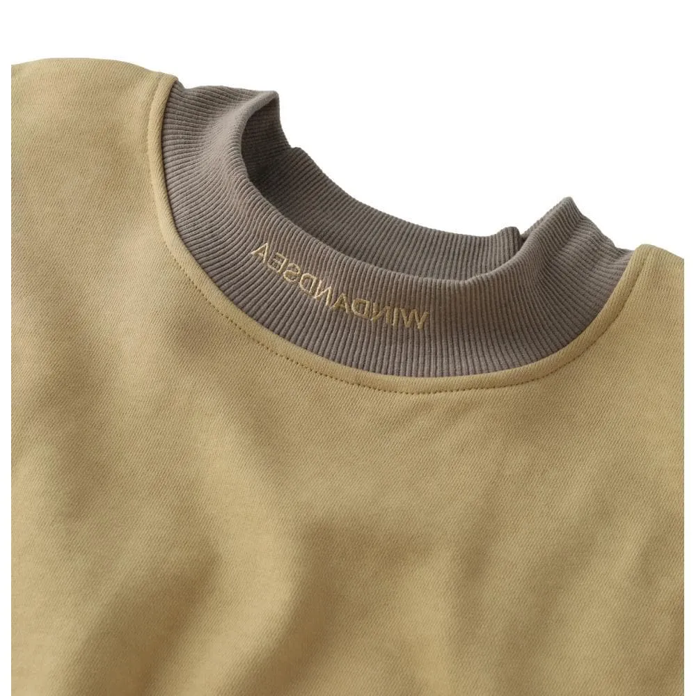 WIND AND SEA WDS 2T SWEAT SHIRTS-CREAM